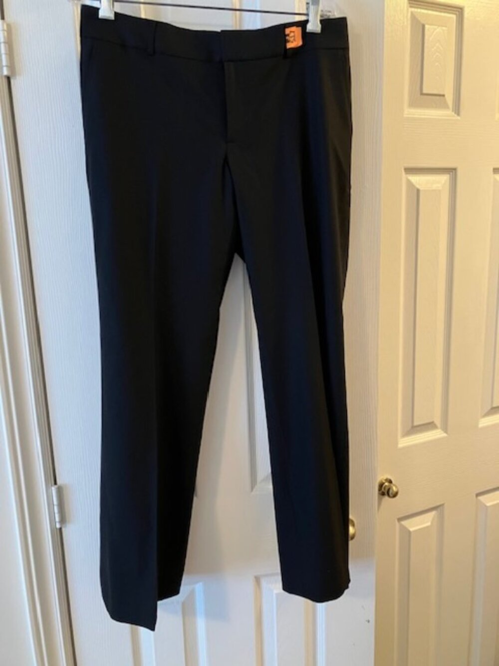 Petite Banana Republic Martin Fit Black Wool (95%) Pants Women's Size 10P